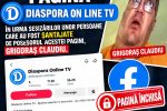 Facebook a inchis pagina Diaspora online tv!