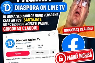 Facebook a inchis pagina Diaspora online tv!